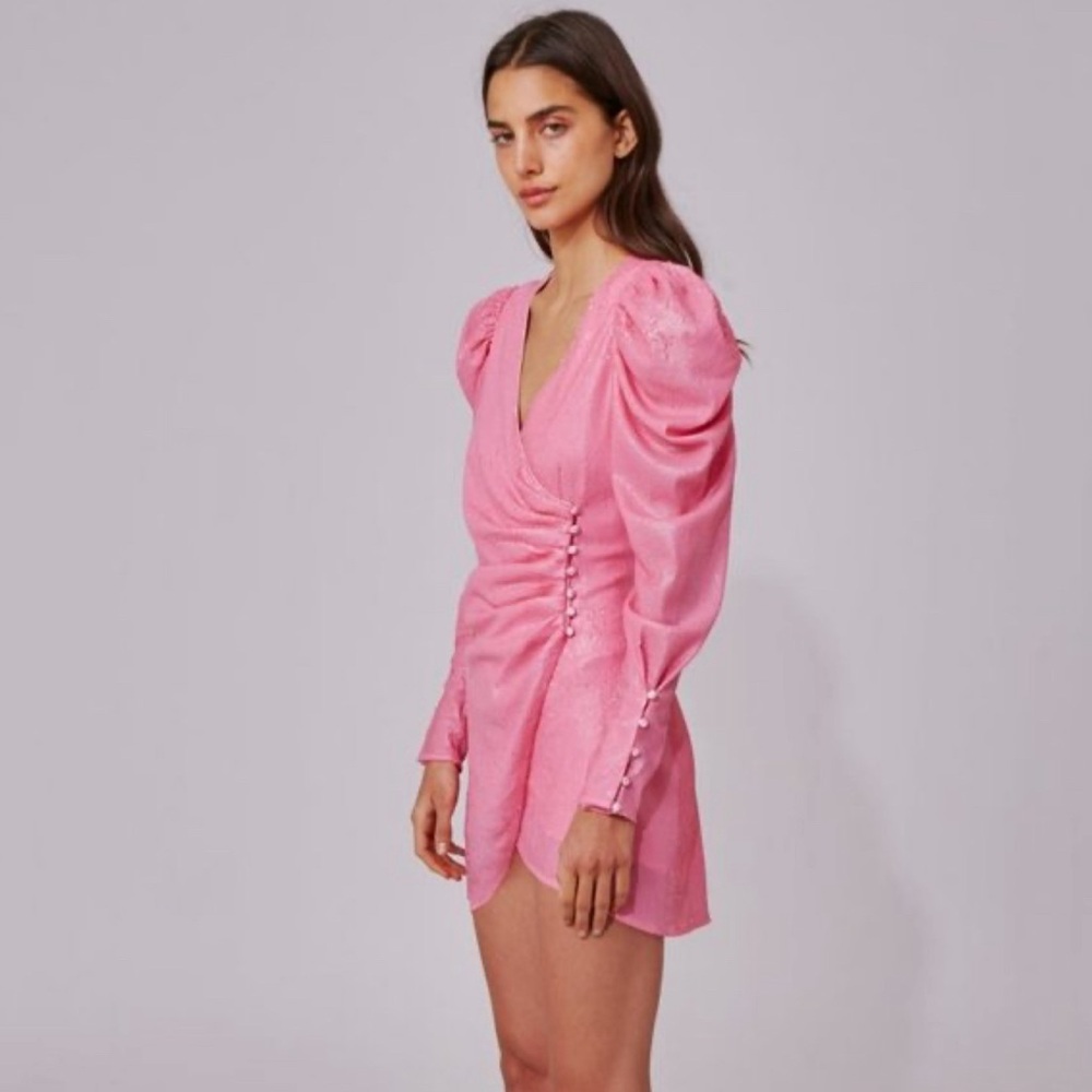C/Meo Collective As It Goes Long Sleeve Dress sequins Sz large